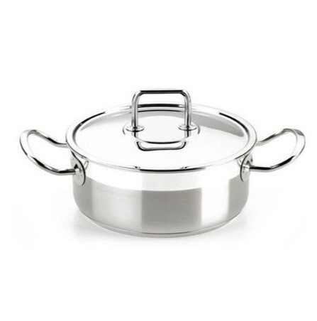 Cacerola Bra Profesional - 20cm, Tapa, 2&#39;25 L, 8&#39;4 cm, Inox