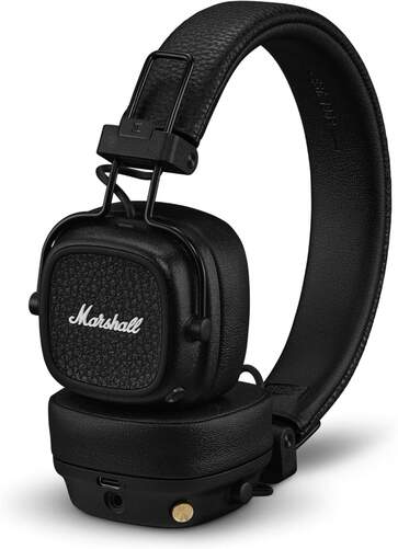 Auriculares Marshall Major V - Bluetooth LE, 20-20000 Hz, 100 h autonomía, Negro