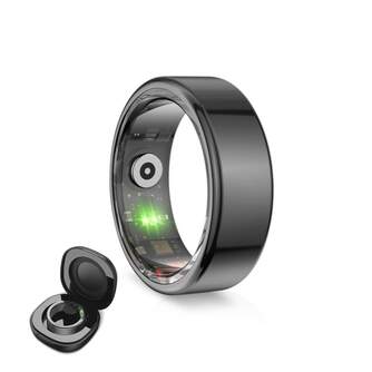 SMARTRING KSIX SATURN NEGRO XS TALLA 8 18,1 mm