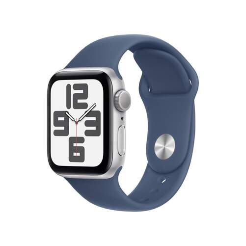 Smartwatch Apple SE - GPS, 40 mm, Talla M/L, Aluminio, Plata, Azul