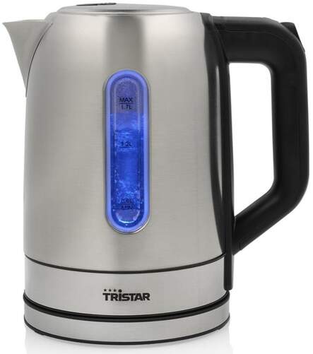 Hervidor Tristar WK-1344 - 2200W, 1.7 Litros, AutoApagado, Acero Inox