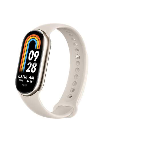 Xiaomi Mi Smart Band 8 - Pantalla AMOLED 1,6", Champagne Gold, 16 h autonomía, Bluetooth