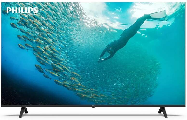 TV 4K Philips 75"  75PUS7009 - 4K Ultra HD, Titan OS, HDR10+, Dolby Digital/Atmos, 20 W