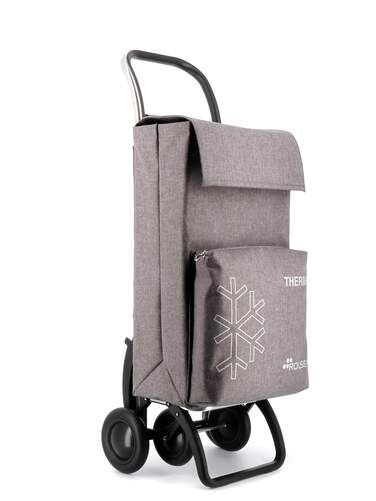 Carrito para la compra Rolser SBE018 Sbelta Tweed - Gris