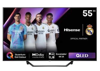 TV HISENSE 55%%%quot; 55A7NQ QLED UHD SMART TV HDR10 