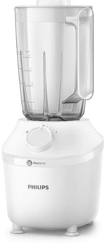 Batidora Vaso Philips HR2041/00 - 450W, Jarra 1.9 Litros, 2 Velocidades, Blanca