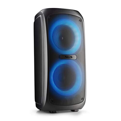 Altavoz NGS Wild Temper - Portátil, 200 W, Bluetooth 5.3, True Wireless Stereo (TWS), LED RGB