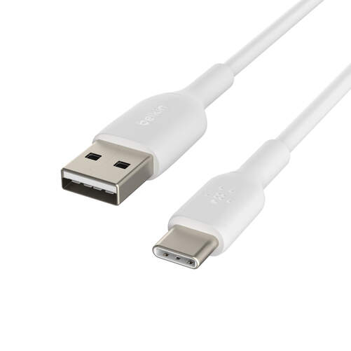 Cable USB C a USB A Belkin - 2 metros, blanco