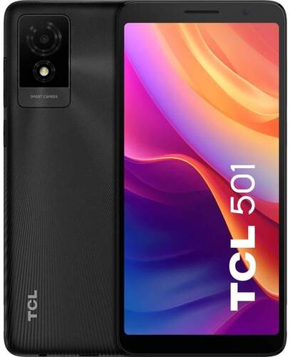 TCL 501 T433D 2/32 GB Negro - 6", Helio G36, Android 14 Go Edition, 3000 mAh, 5 MP