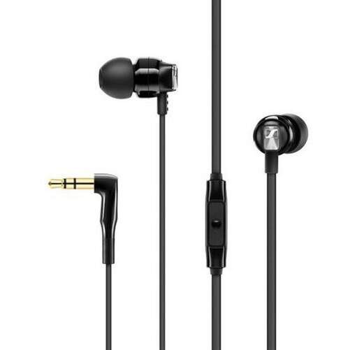 Auriculares Sennheiser CX300 Sport True Black - 21000 Hz, 18 ohmios, 44 dBV, micrófono