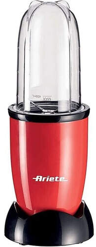 Batidora Vaso Ariete 559 - 250 W, 0,5 L, Roja, Smothies y Batidos Individuales