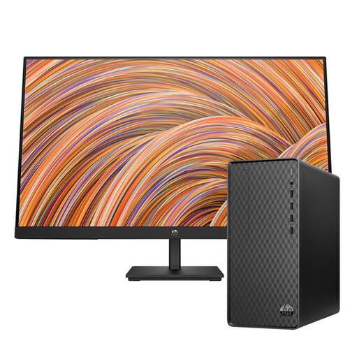 Ordenador Sobremesa HP F3002NS - Ryzen 3, 8GB/512 GB SSD + Monitor 27" HP G5