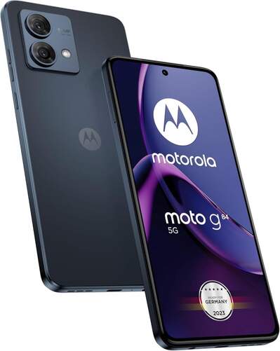 Motorola Moto G84 5G 8/256 GB Negro - 6,5", Snapdragon 695, 50+16 MP, 5000 mAh