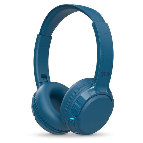 Auriculares SPC 4628B Heron 2 Studio - Bluetooth 5.4, 380 mAh, 50 h autonomía, Azul