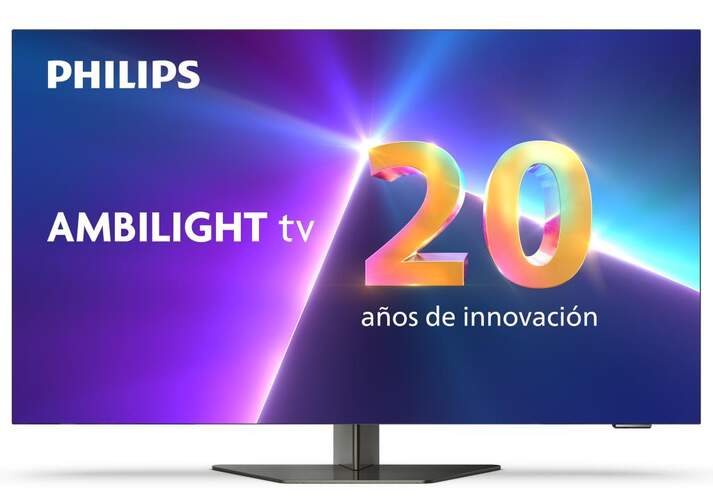 TV Philips 55" Ambilight OLED 55OLED819 - 4K Ultra HD, Google TV, P5, HDR10