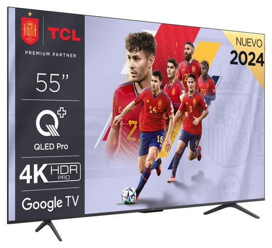 TV TCL 55" QLED Pro 55C655 - 4K Ultra HD, Google TV, ONKYO Sound