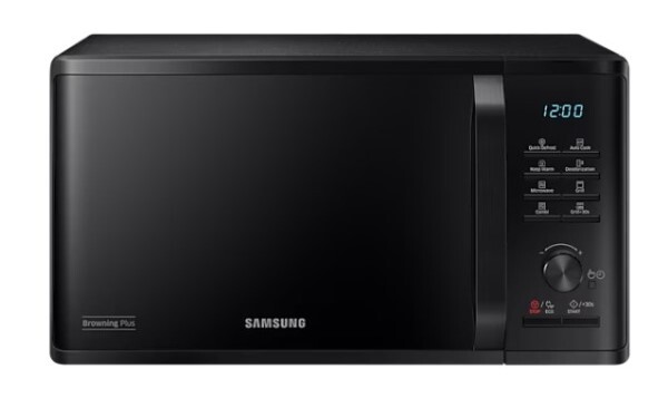 Microondas Samsung MG23K3515AKE1 - 23 L, 800 W, Grill, Negro