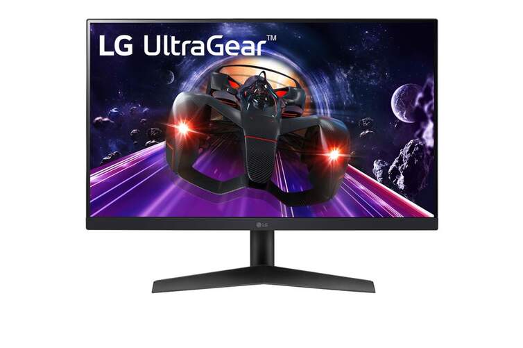 Monitor Gaming LG 24GN60R Beau - 24", Full HD, IPS, 144 Hz, HDMI 1, Display Port, Negro