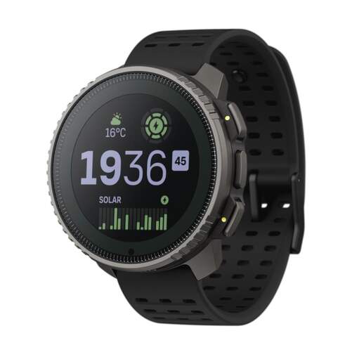 Suunto Vertical Titanium Solar Black - Mapas, 95 Deportes, Carga Solar,Altímetro, GNSS Doble B