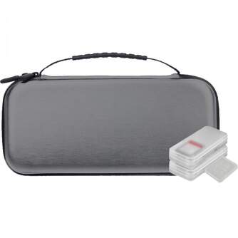 ESTUCHE NUWA SWITCH LITE GRIS  4 FUNDAS JUEGOS