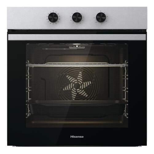 Horno Hisense BI61111AX - Clase A, 77L, Limpieza AquaClean, Multifunción, AirFry, Inox, 3500W