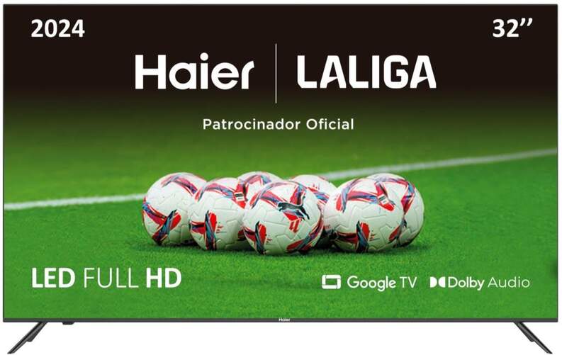 TV 32" Haier H32K702FG -  Full HD, Android TV, Chromecast, HDR10, PVR, HDMI 2.1