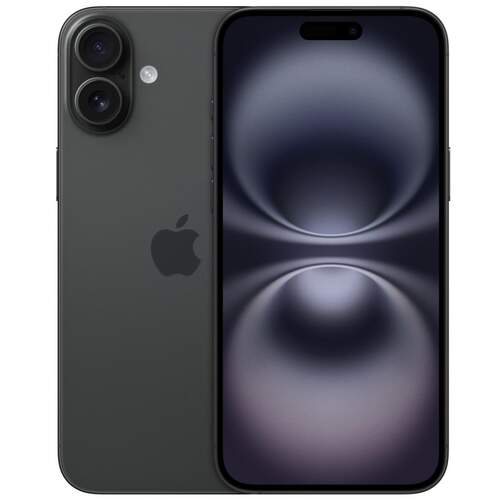 Apple iPhone 16 Plus 128 GB Negro - Pantalla 6,7" OLED, Apple Neural Engine A18, Cámara 48+12 MP