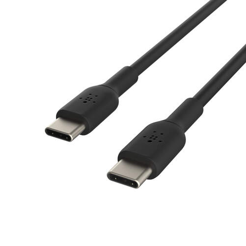 Cable Belkin USB-C a USB-C - 1 metro, Carga rápida, Negro