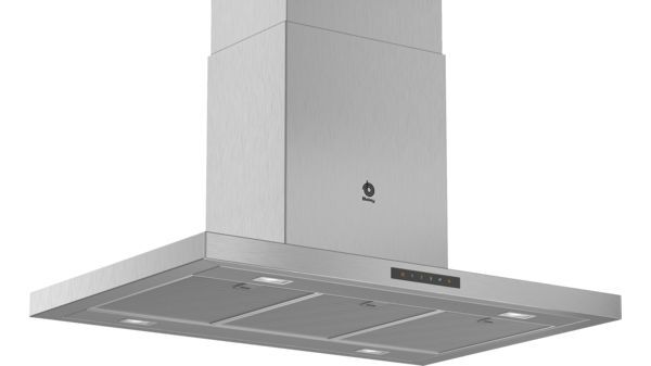 Campana extractora Balay 3BI997GX - 90 cm, 754 m3/h, Clase B, 4 Velocidades, Inox