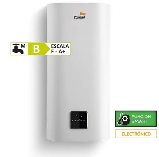 Termo Eléctrico Cointra TDDPLUS 100 VGRJF7NKX - 100 litros, Wi-Fi, clase B, con pantalla