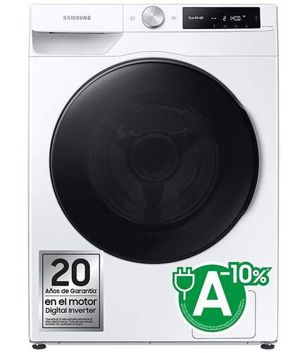 Lavasecadora Samsung WD11DG6B85BEU3 - 11/6 kg lavado/secado, 1400 rpm, 14+3 programas, blanco