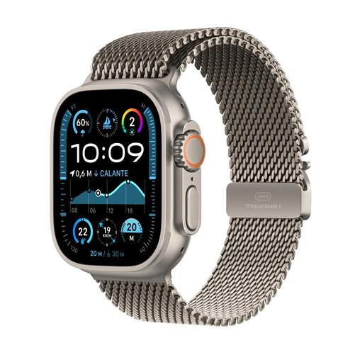 Smartwatch Apple Ultra 2 - GPS+Cellular, 49 mm, Bluetooth, Talla M, Titanio