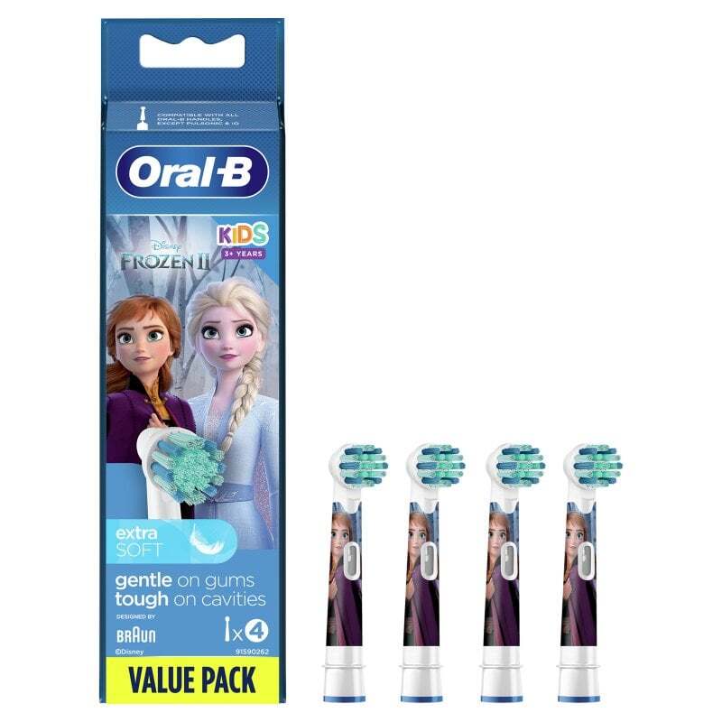 Recambio Dental Oral-B Frozen 2 - Pack 4 Unidades,