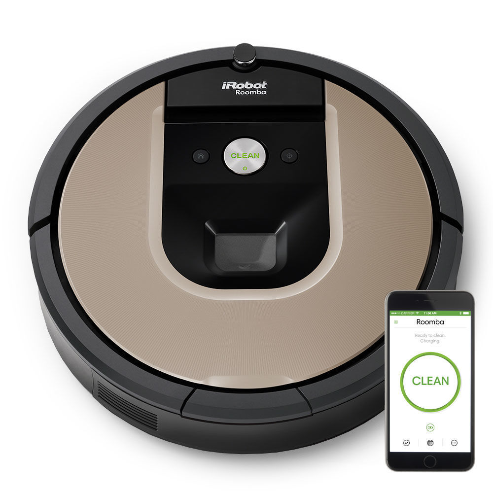 Aspirador Robot Roomba 966 - Aut. 75 min, AeroForce, Suelos duros & alfombras, Pelo mascotas, Wifi