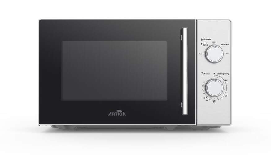 Microondas Artica AMW202X - 700 W, 20 Litros, Acero Inoxidable