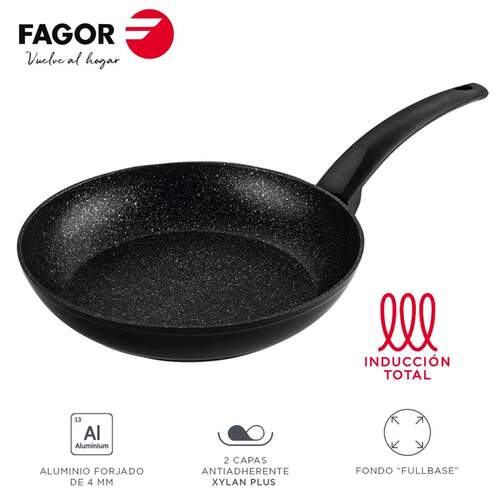 Sartén Aluminio Fagor Vivant 26 cm - Antiadherente Xylan Plus, Sin PFOA