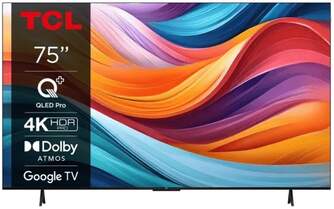 TV TCL 75%%%quot; 75T7B UHD QLED GOOGLETV DOLBY ATMOS