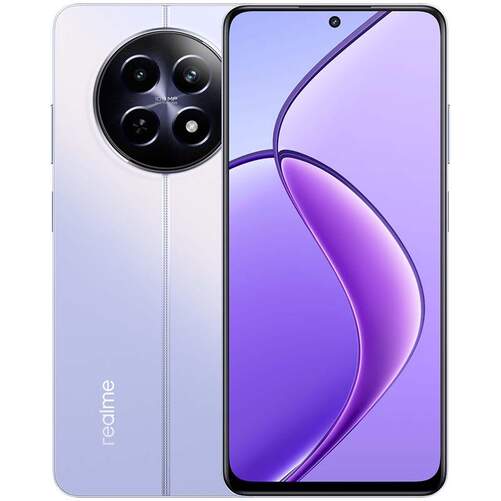 Realme 12 5G 8/256 GB Morado - Pantalla 6,7" FHD+ de 120 Hz, Mediatek Dimensity 6100+, Cámara 108Mpx