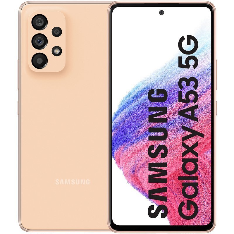 Samsung Galaxy A53 5G 6/128GB Naranja - 6.5" FHD+ 120Hz, Exynos 1280