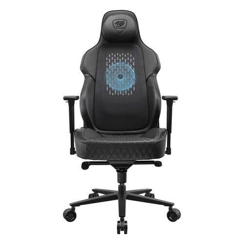 Silla Gaming Refrigerada Cougar NXSYS Aero - Ventilador 200 mm integrado, cojín magnético, cuero PVC