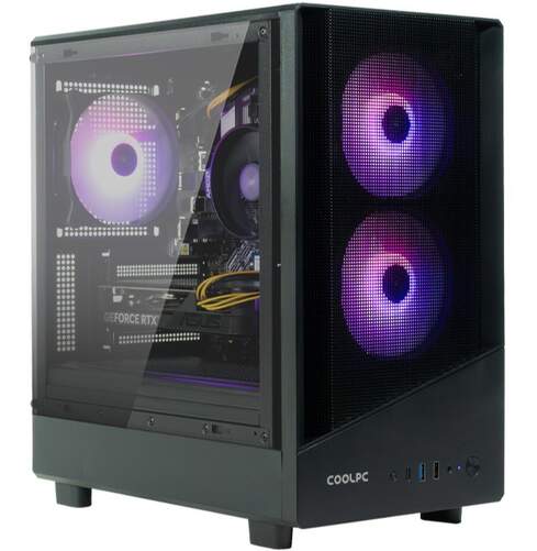 Torre Ordenador Gaming Coolpc Puma V2 - AMD Ryzen 5, 500 GB SSD NVMe, 16 GB RAM, RTX 4060