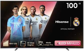 TV HISENSE 100%%%quot; 100U7KQ UHD MINILED ULED QLED 144H