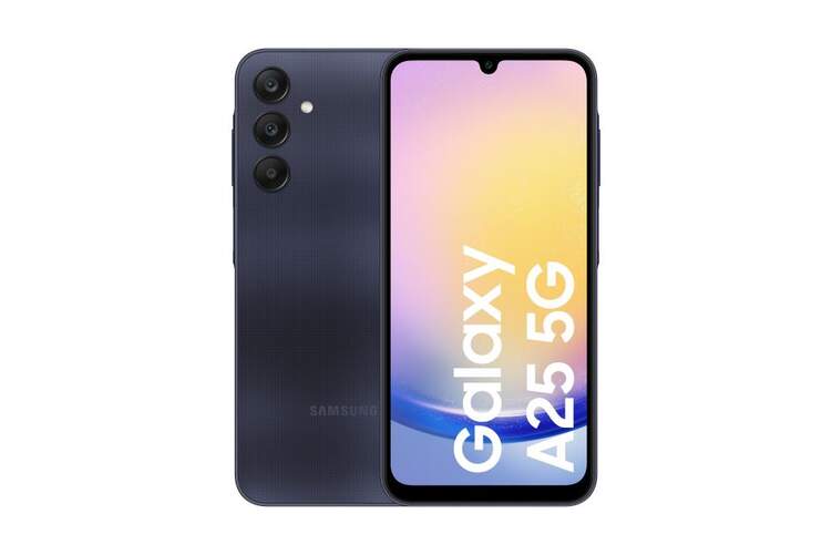 Samsung A25 5G 8/256 GB Negro - Pantalla 6,5", Exynos 1280, Android 14, 50 MP, 5000 mAh