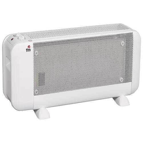 Radiador Mica FM BM10 - 900 W, Compacto, ajustes termostato, blanco