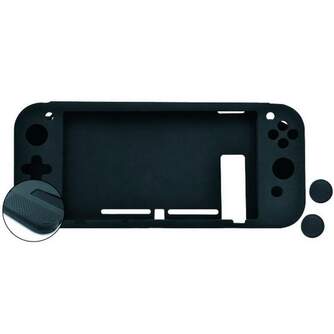 FUNDA NUWA SWITCH NEGRA SILICONA ANTID 2 GRIPS