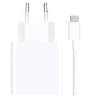 CARGADOR XIAOMI 1XUSB A DE 33W CABLE USB C BLANCO