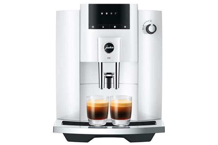 Cafetera Superautomática Jura E4 15433 -  1450 W, 15 bar, Bluetooth, 5 programas, Blanca