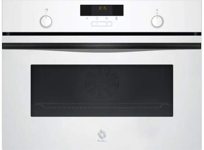 Horno Multifunción Balay 3CB5159B3 - 47 L, Clase A, Hidrolítico, Cristal, Blanco