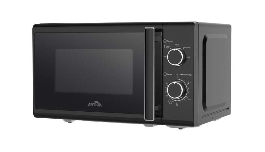 Microondas Artica AMW201B - 700 W, 20 Litros, Negro