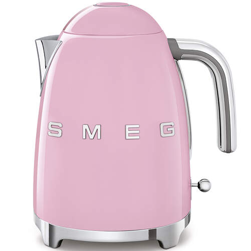 Hervidor Smeg KLF03PKEU - 1&#39;7 L, 2400 W, Inox, Rosa